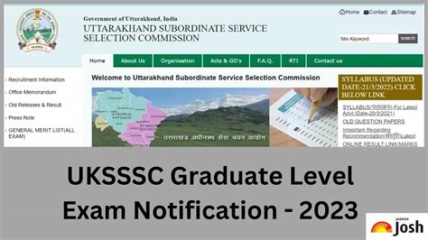 uksss.gov in|UKSSSC Graduate Level Exam 2023: Apply Online for 229 .